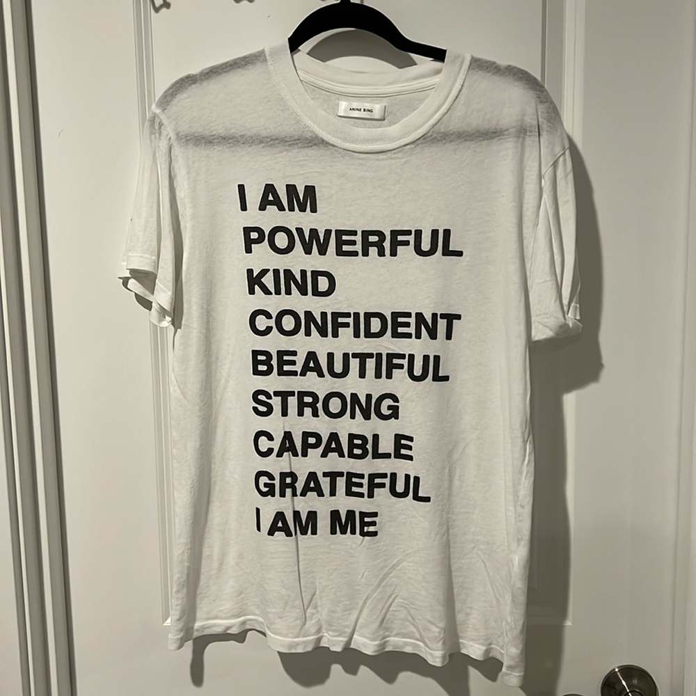 Anine Bing Empowerment Tshirt